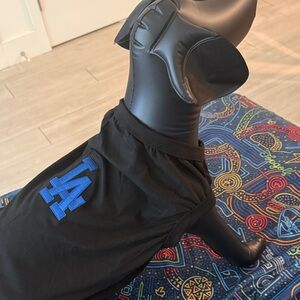 Los Angeles Dodgers Black Skirt with Blue Logo